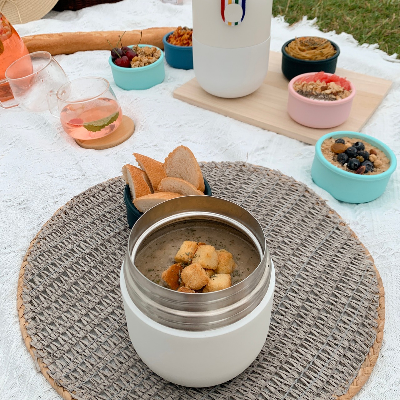 Insulation box，Lunch box，316 stainless steel，