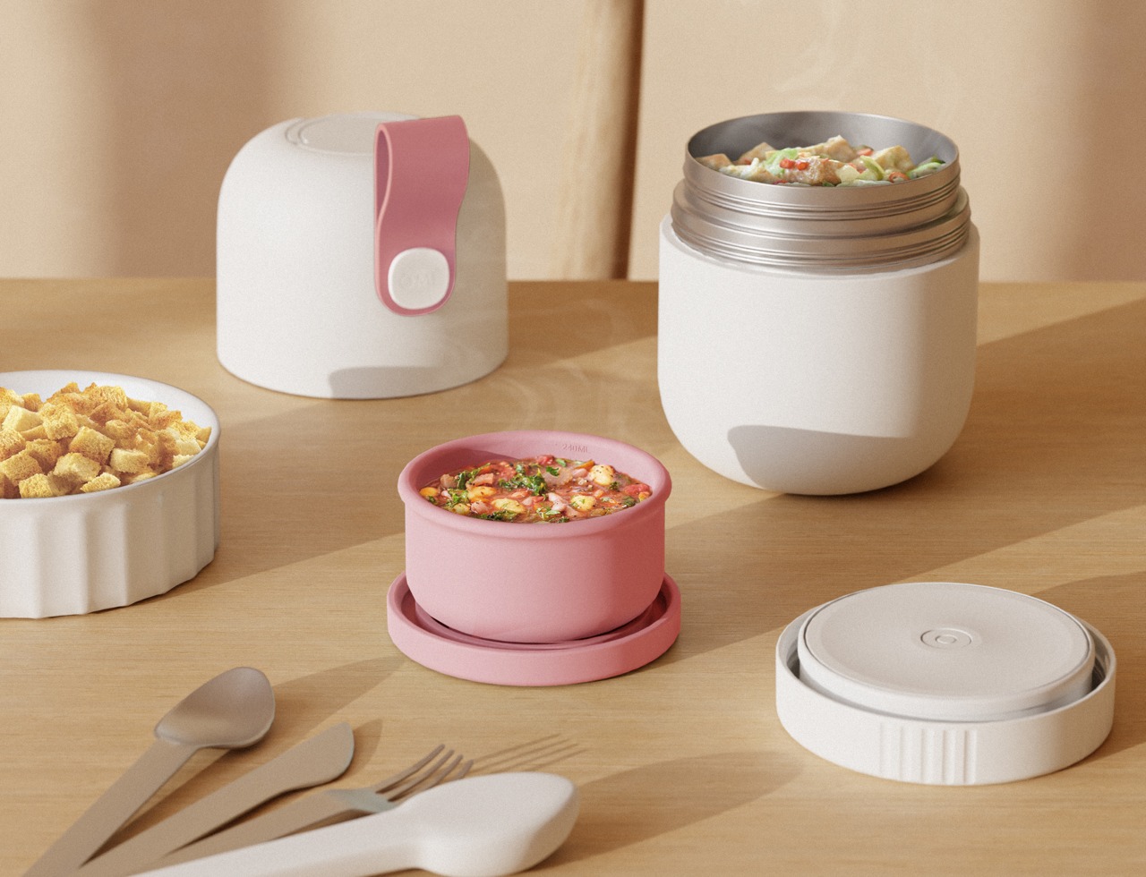 Insulation box，Lunch box，316 stainless steel，