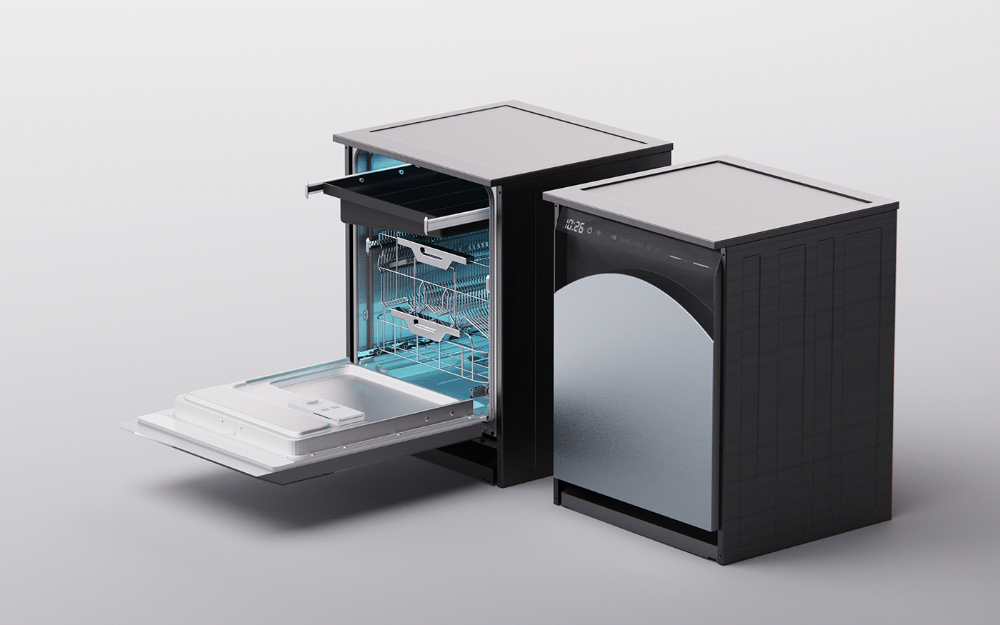 Belluer，Smart appliances，dishwasher，product design，Appearance design，