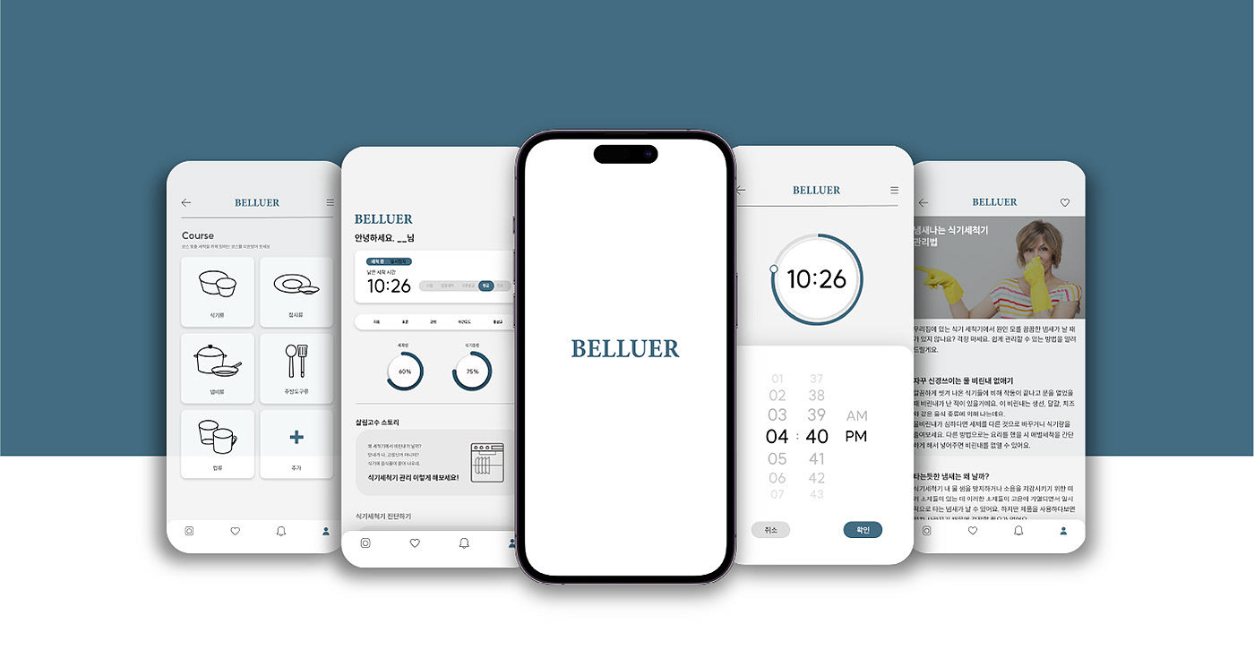 Belluer，Smart appliances，dishwasher，product design，Appearance design，
