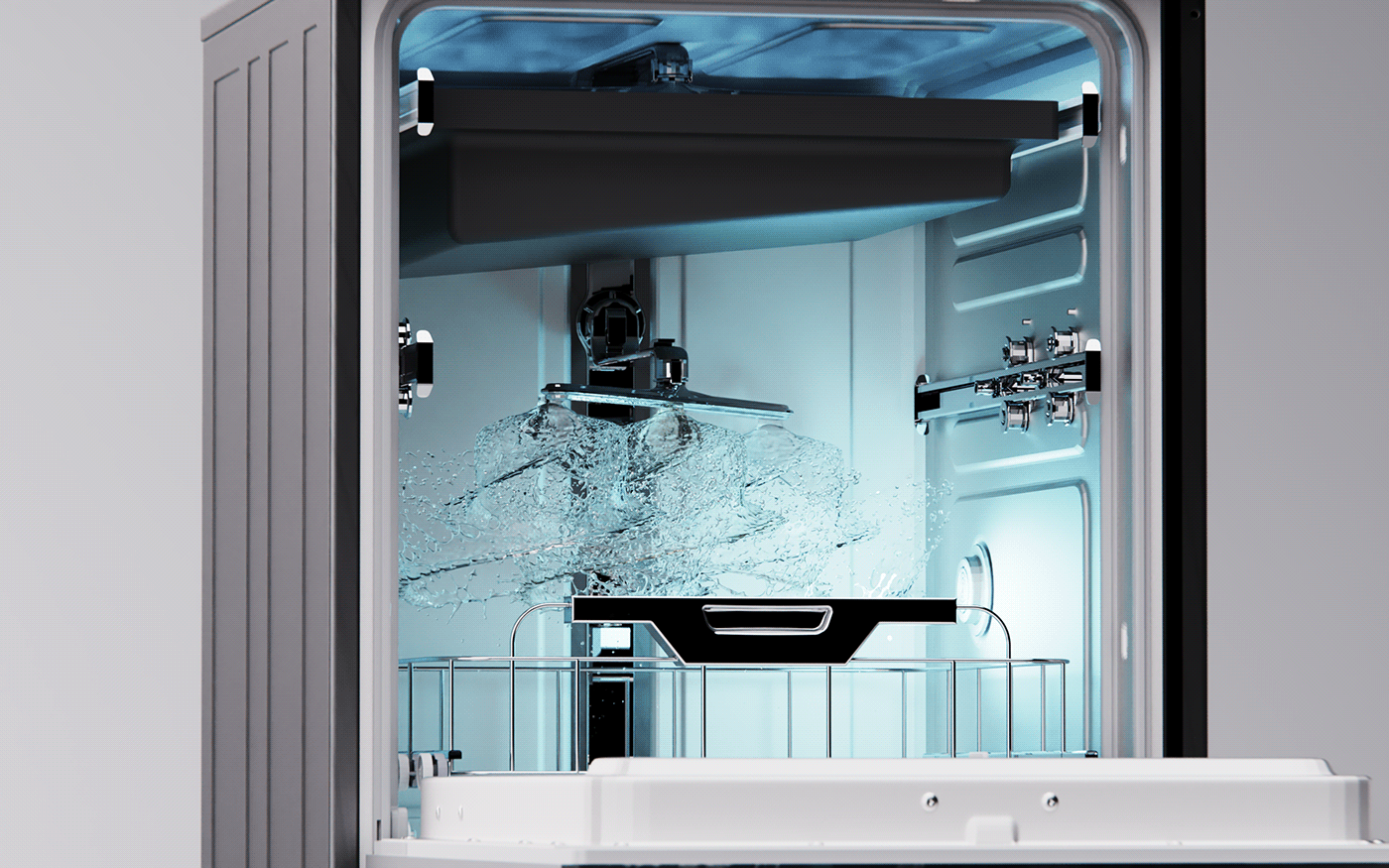 Belluer，Smart appliances，dishwasher，product design，Appearance design，