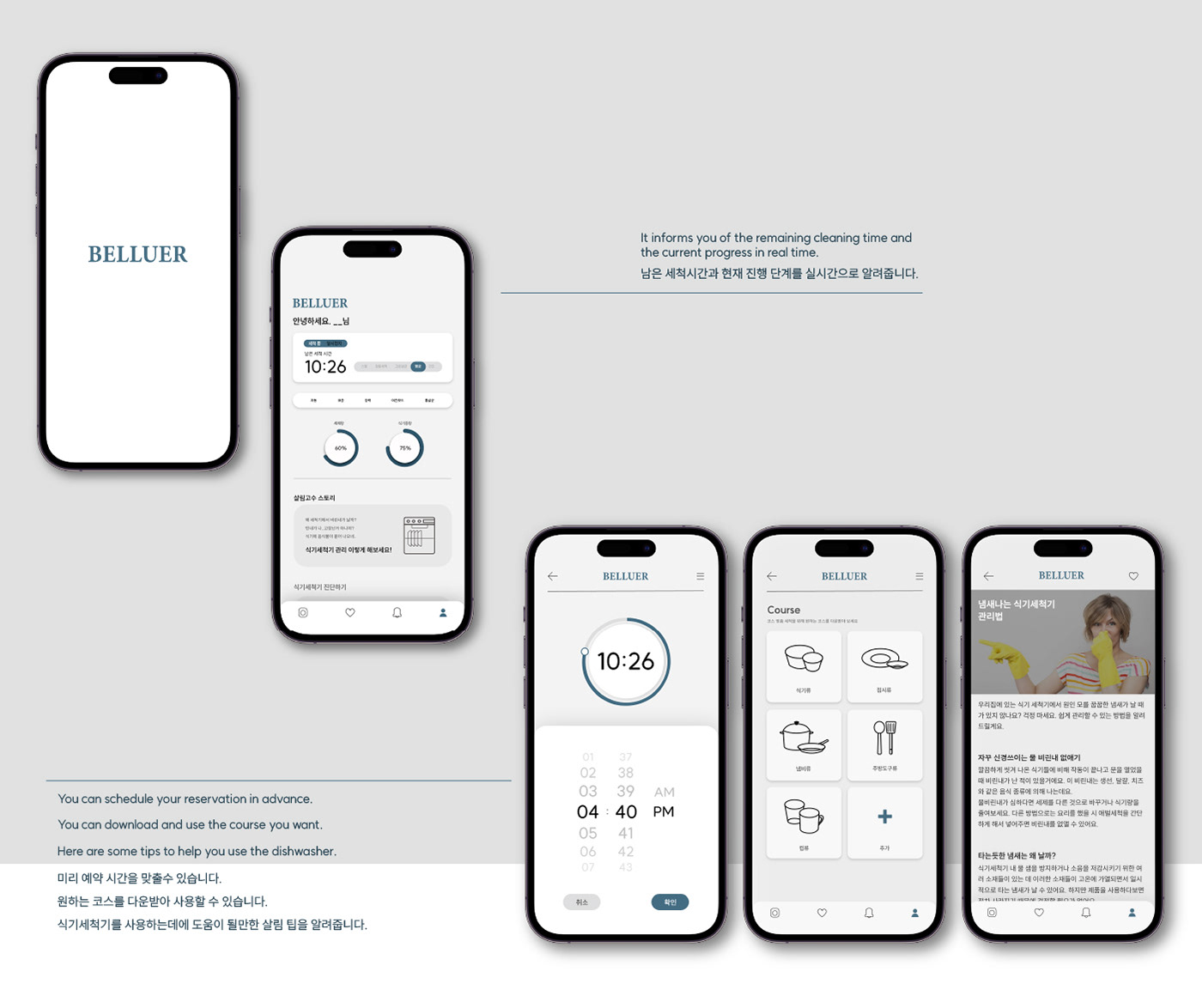 Belluer，Smart appliances，dishwasher，product design，Appearance design，