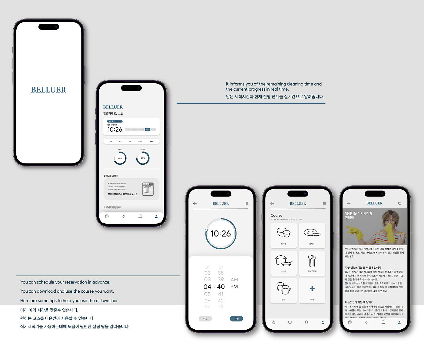 Belluer，Smart appliances，dishwasher，product design，Appearance design，