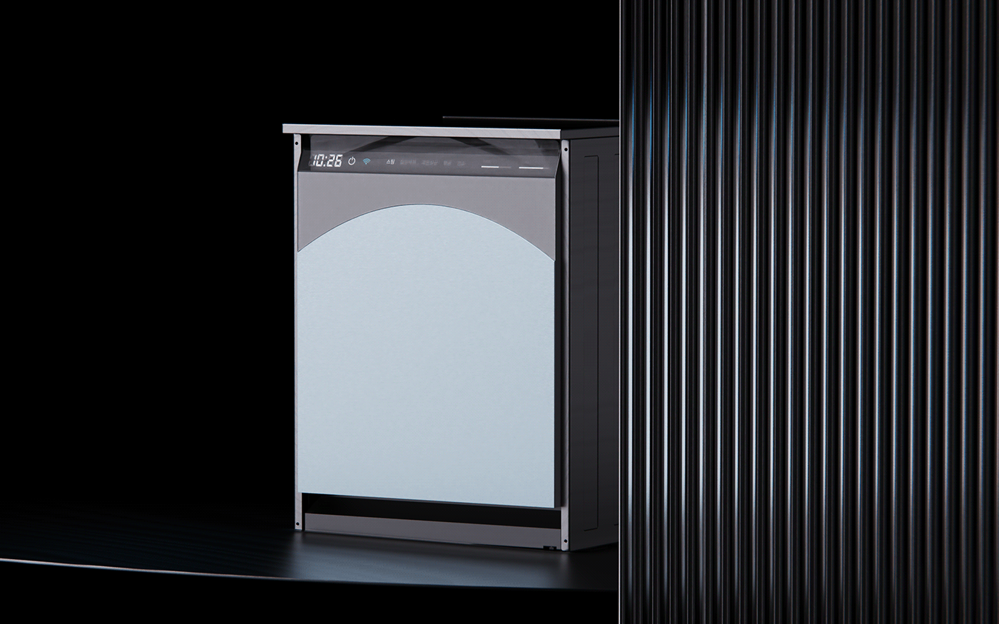 Belluer，Smart appliances，dishwasher，product design，Appearance design，
