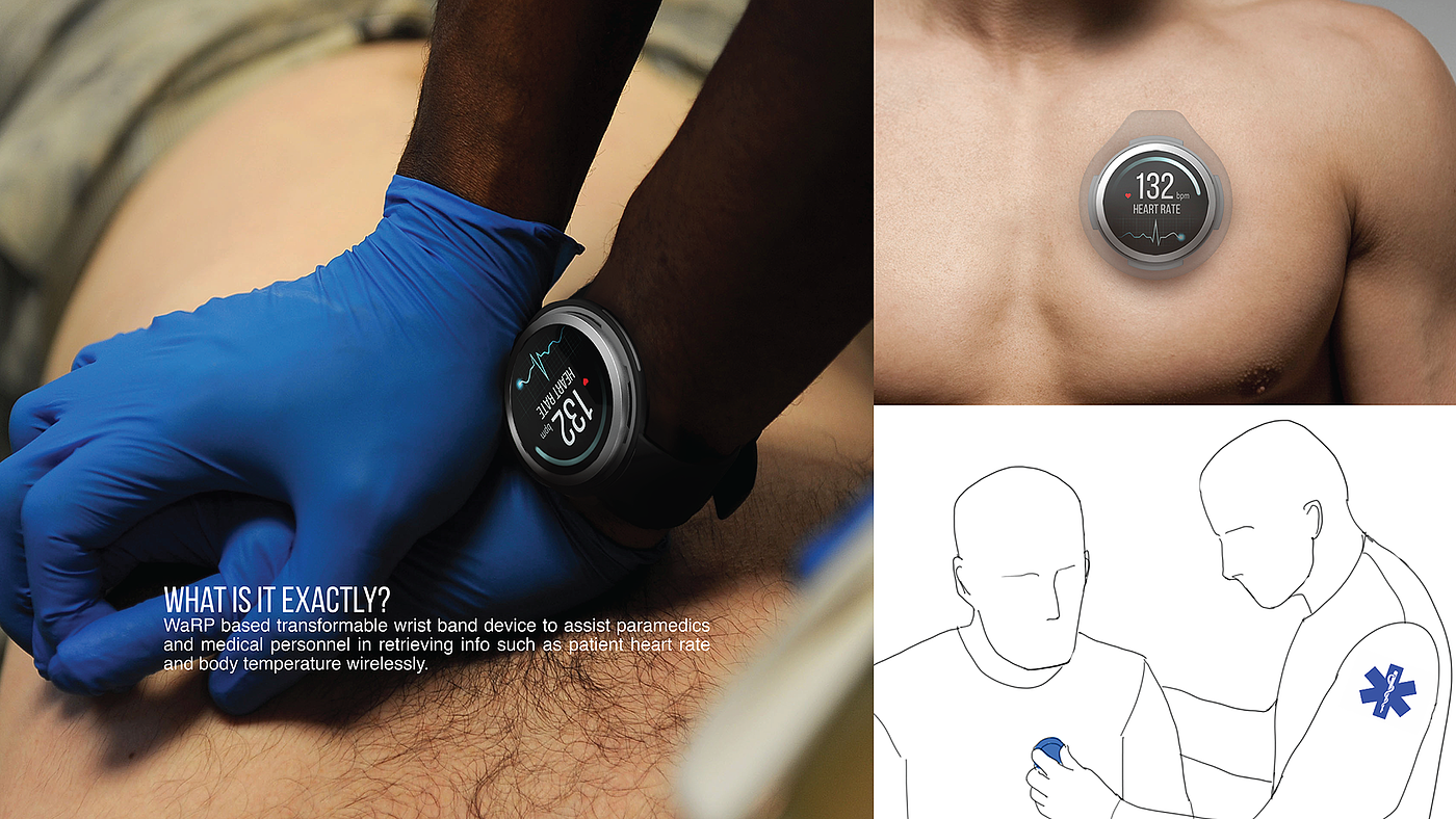 work efficiency，Medical staff，custody，WaRP Smartwatch，