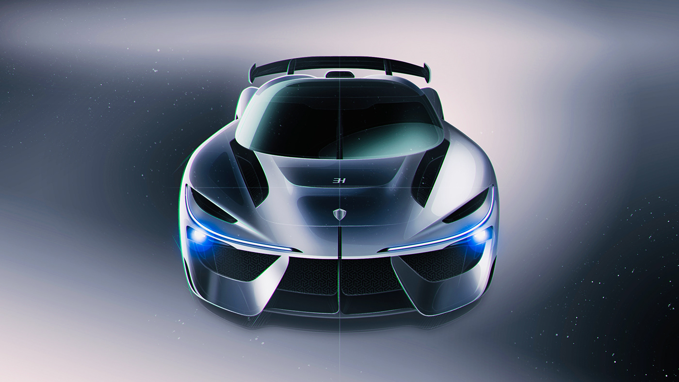 Konisek，Sports car，Appearance design，concept，future，Automobile design，