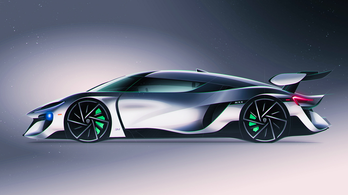 Konisek，Sports car，Appearance design，concept，future，Automobile design，