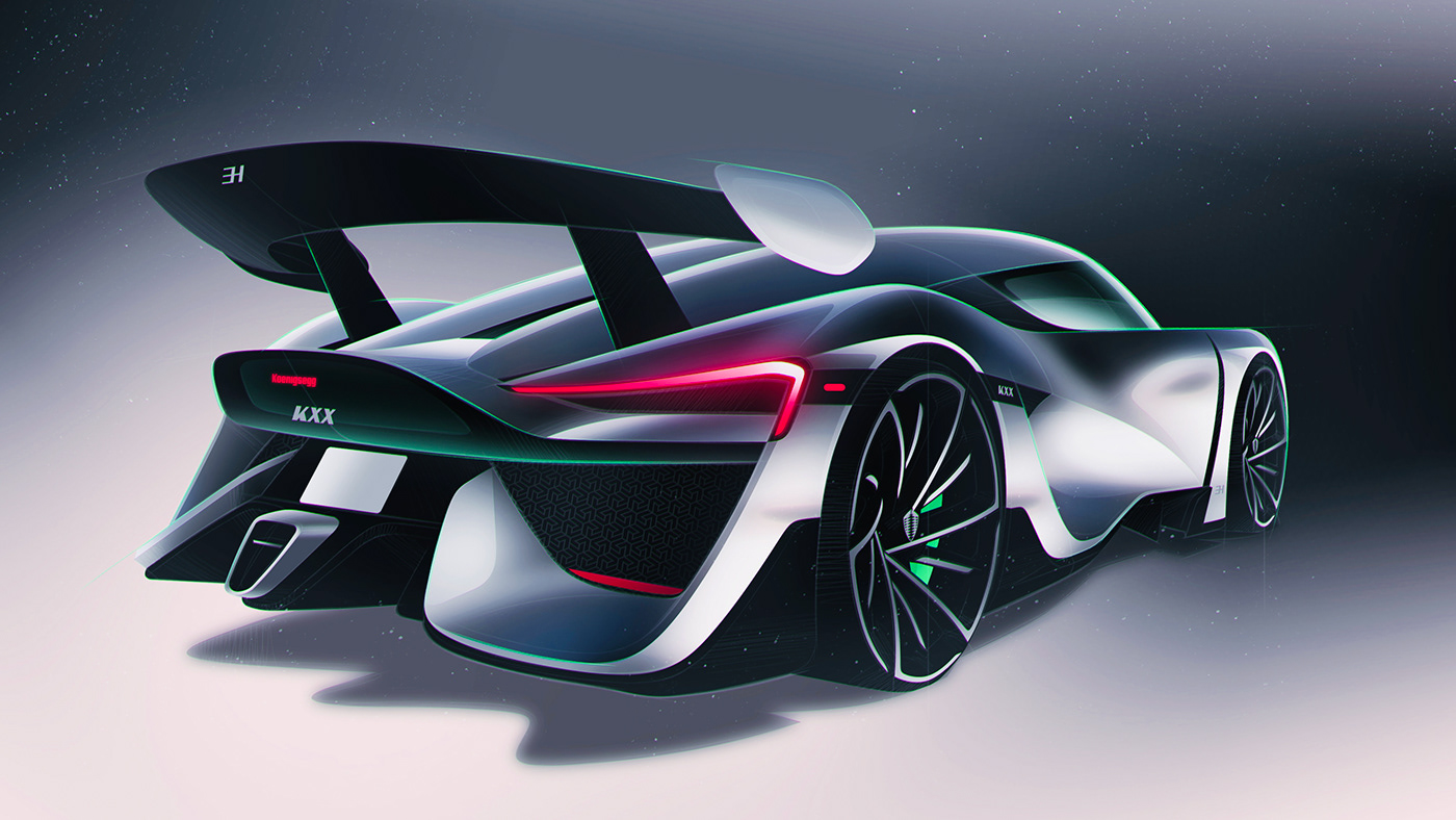 Konisek，Sports car，Appearance design，concept，future，Automobile design，