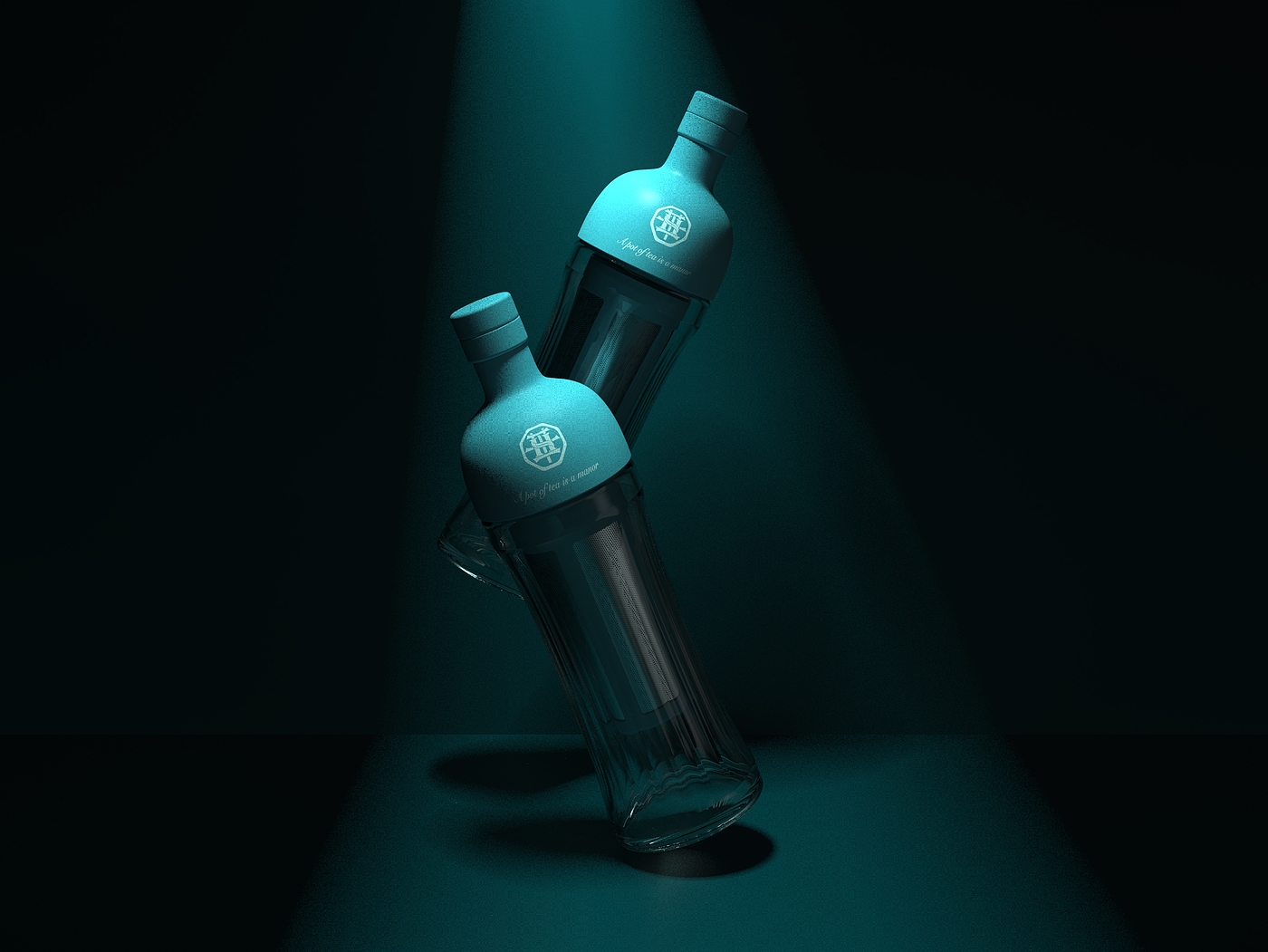 Cold bubble bottle，Design of Cold Bubble Pot，industrial design，Cold tea，Tea set design，