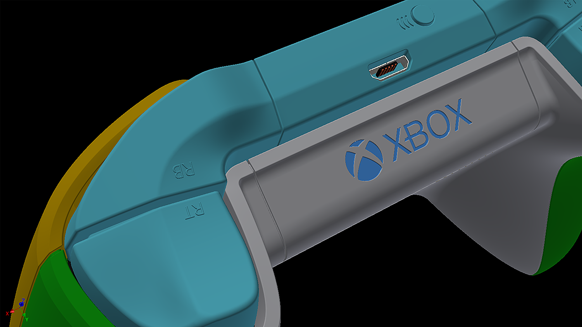 xbox，game handle，product design，