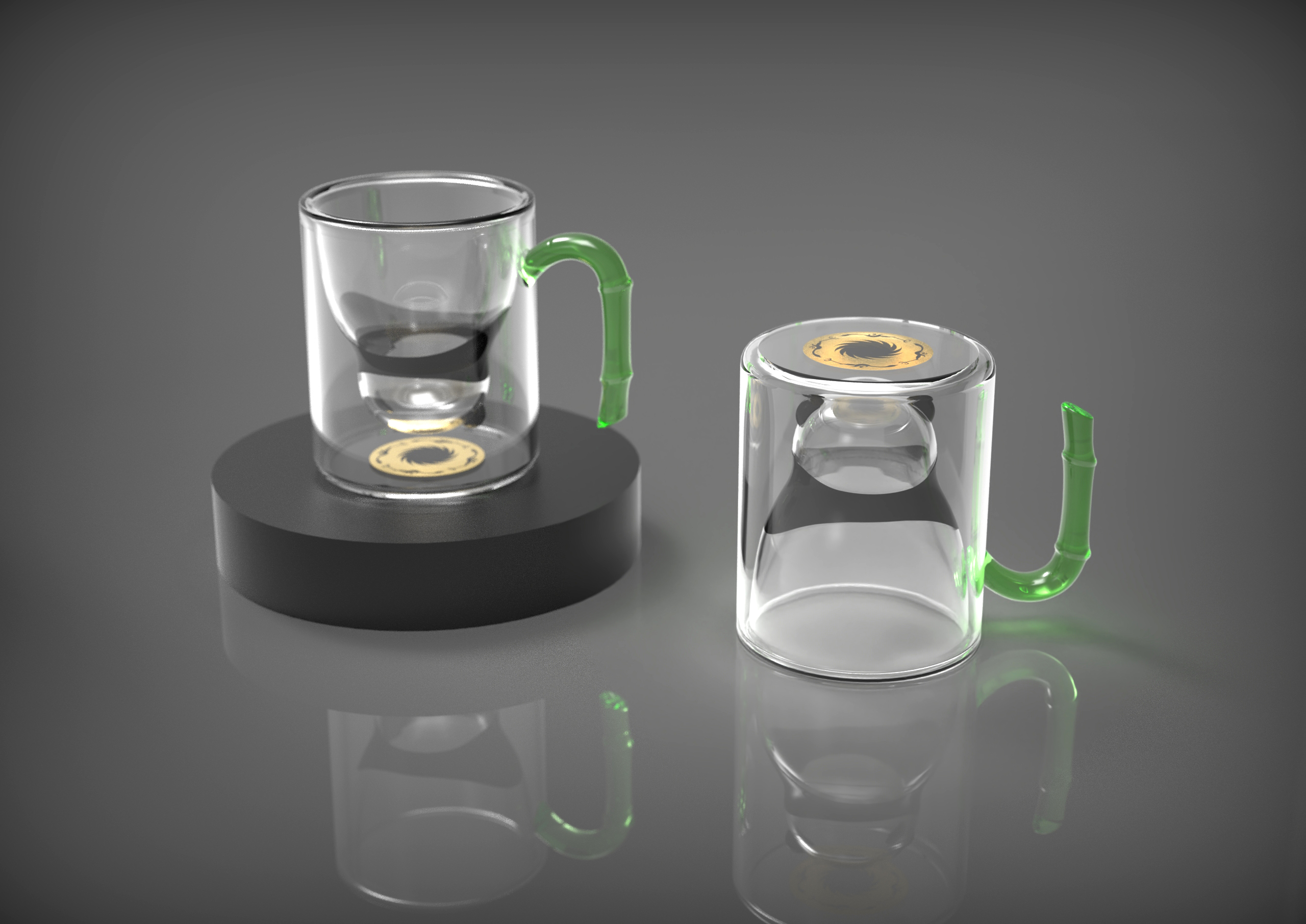 Water cup; Tea cup; Panda; Ceramic cup; Glass; Mug，