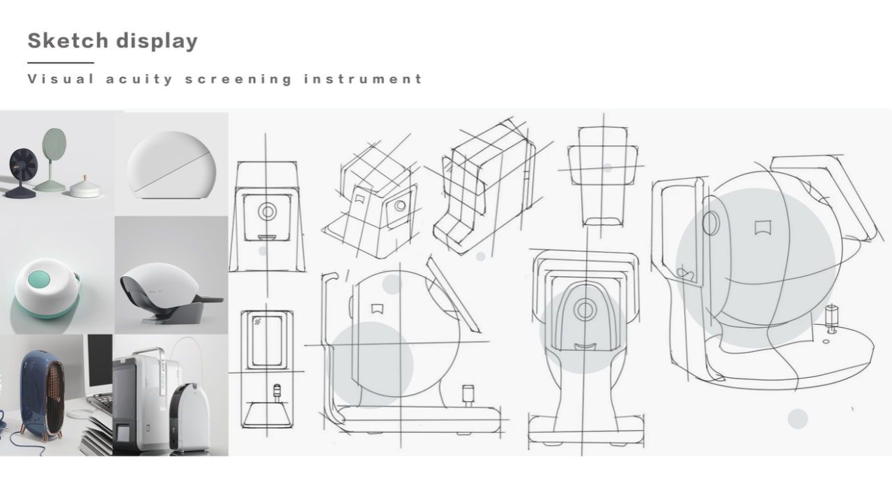 industrial design，product design，sample reels，Vision screening instrument，