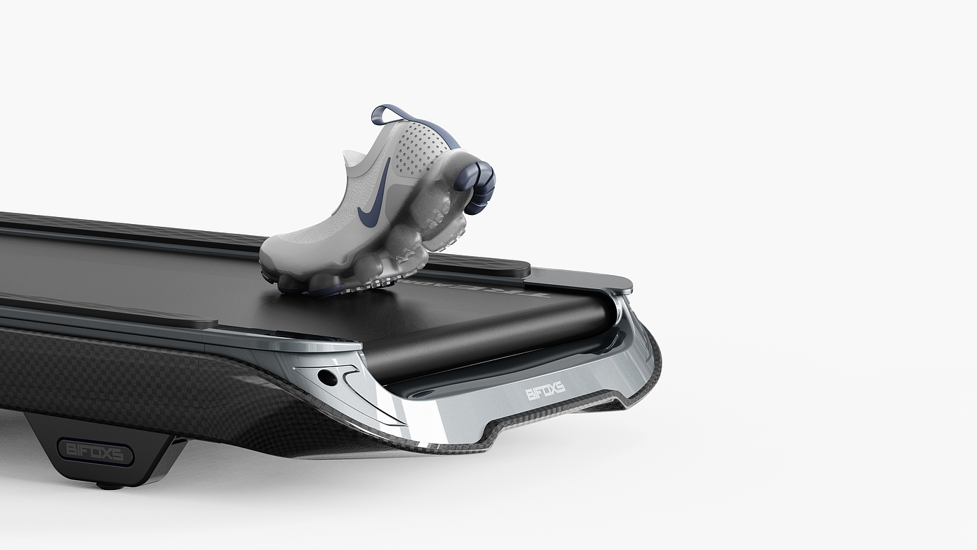 industrial design，product design，Fitness equipment，Power transport equipment，Treadmill，Running tools，fold，human-computer interaction，