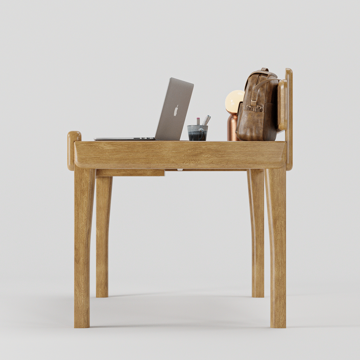 desk，wooden ，Oil level，delicate，Appearance design，