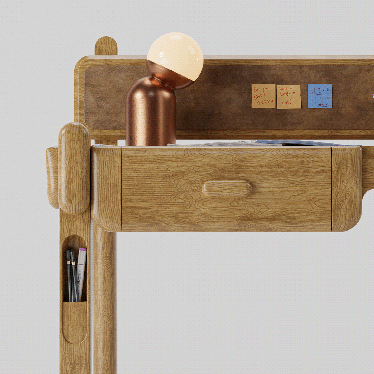 desk，wooden ，Oil level，delicate，Appearance design，