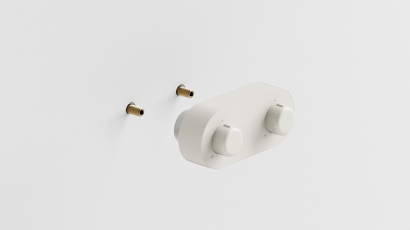 bath，intelligence，innovate，Temperature controller，product design，Appearance design，