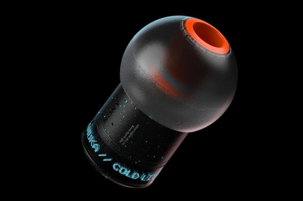 Sony，ANC earplugs，wireless，Appearance design，product design，