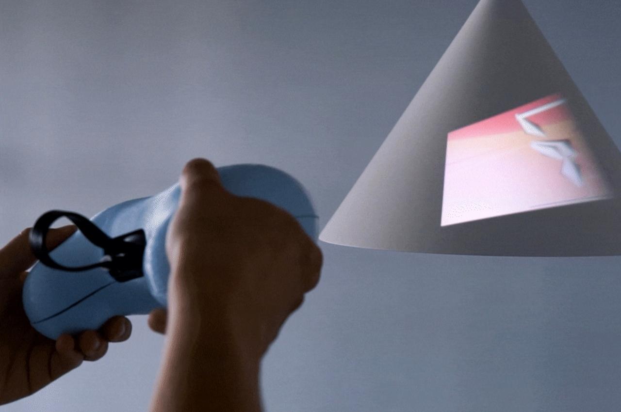 hold，interactive，Projector，Open source hardware，Handle shape，