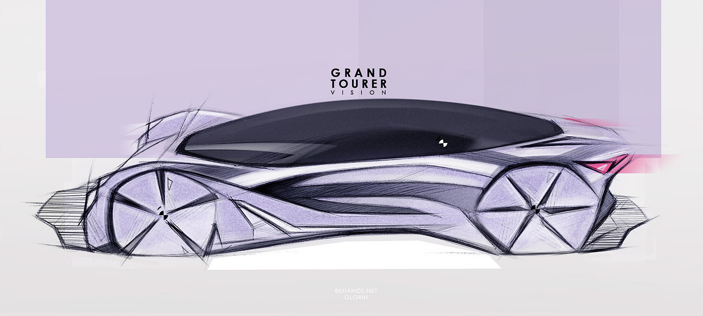 bmw，Hand drawn，bmw，design sketch，