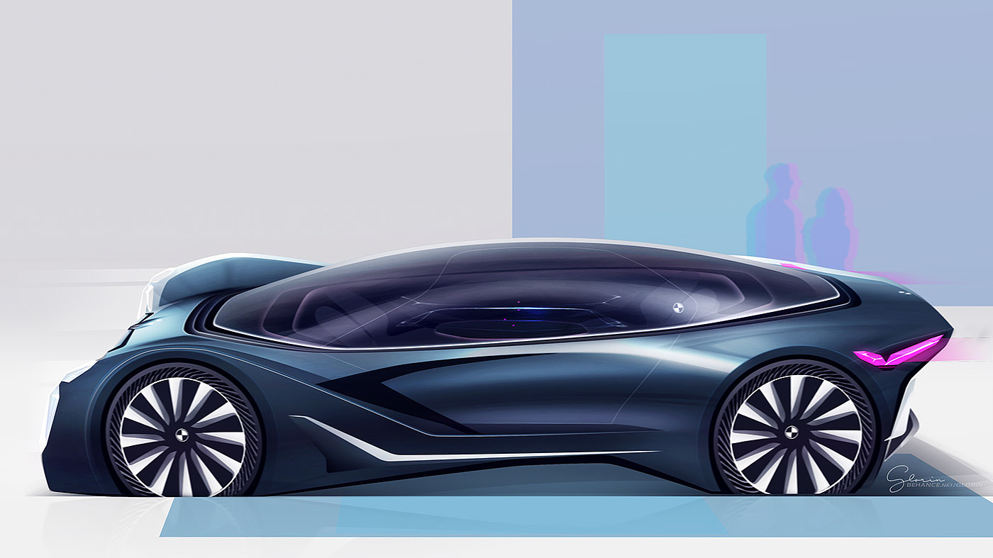 bmw，Hand drawn，bmw，design sketch，