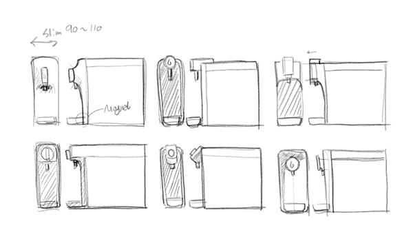 Water purifier，product design，Simplicity，exquisite，Appearance design，