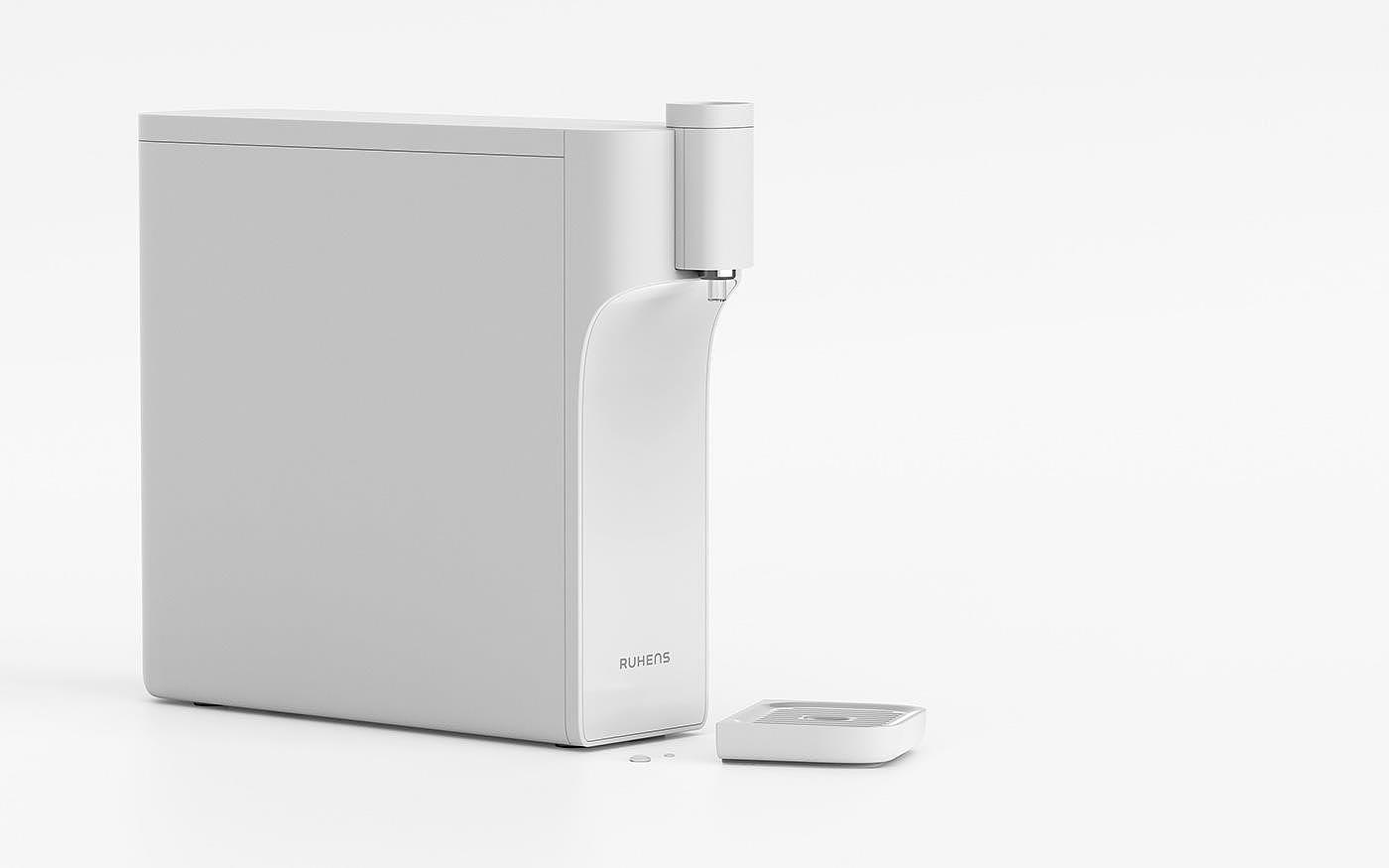Water purifier，product design，Simplicity，exquisite，Appearance design，
