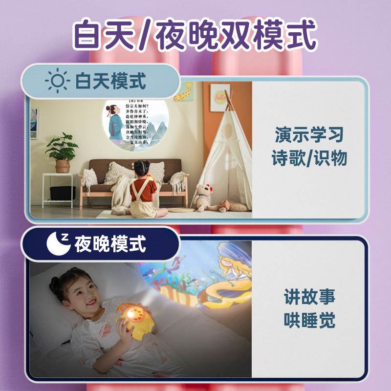 Children's Projection Learning Story Machine，