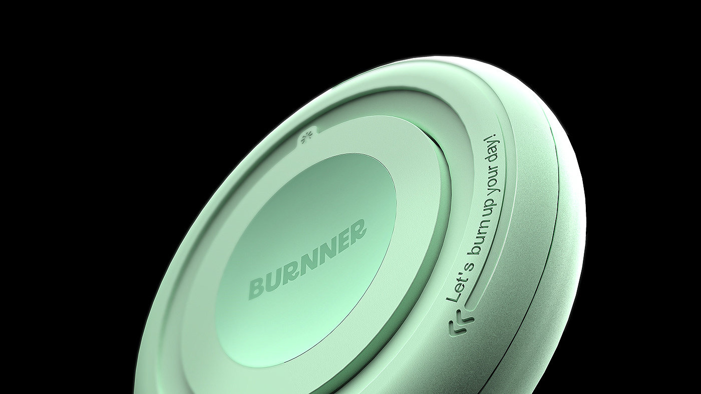 conceptual design，product design，Brand design，BURNNER，Wireless charging，