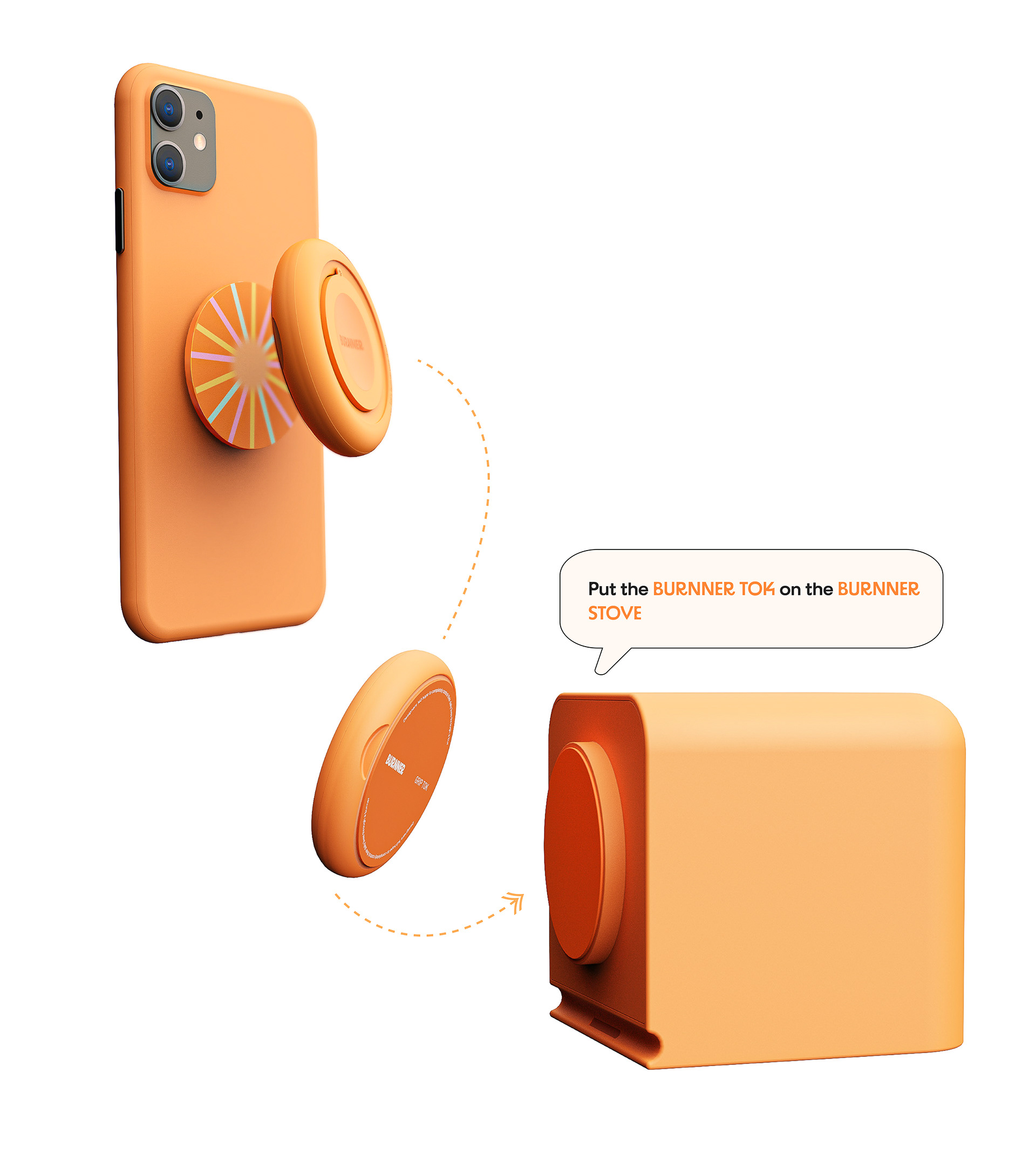 conceptual design，product design，Brand design，BURNNER，Wireless charging，