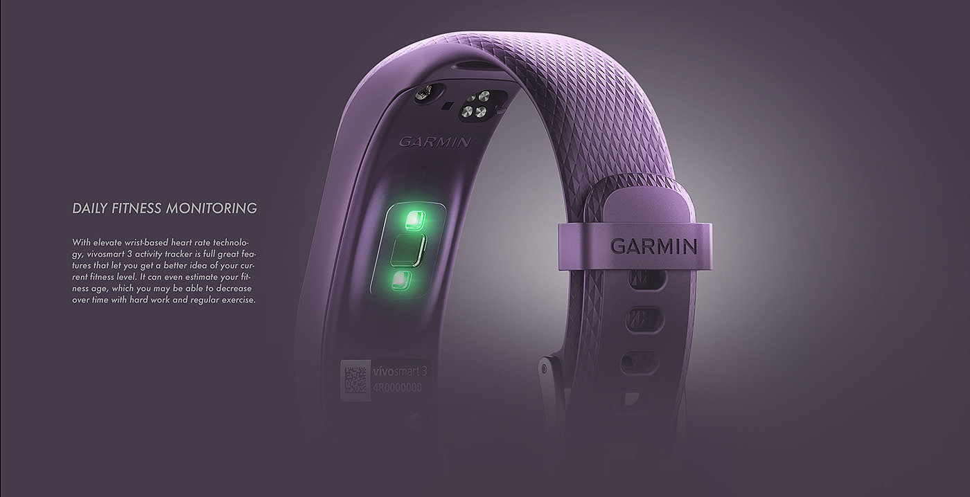 手环，Garmin Vivosmart，