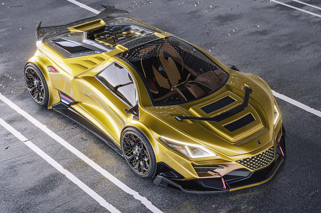 Sports car，Electric，Appearance design，Cool，Zastava，