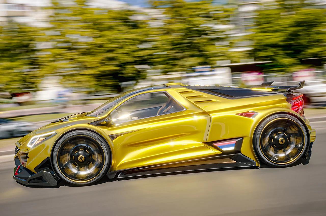 Sports car，Electric，Appearance design，Cool，Zastava，