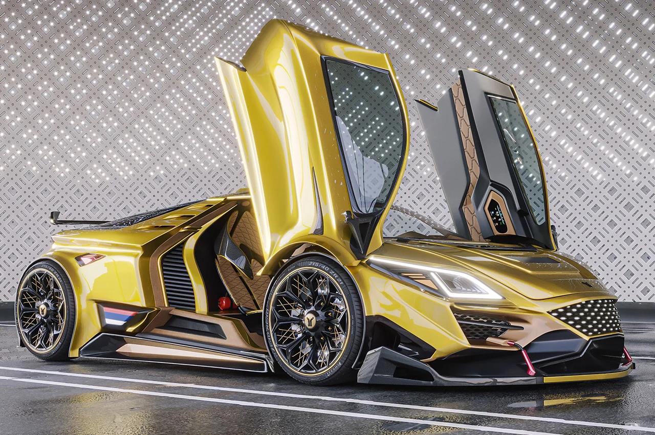 Sports car，Electric，Appearance design，Cool，Zastava，