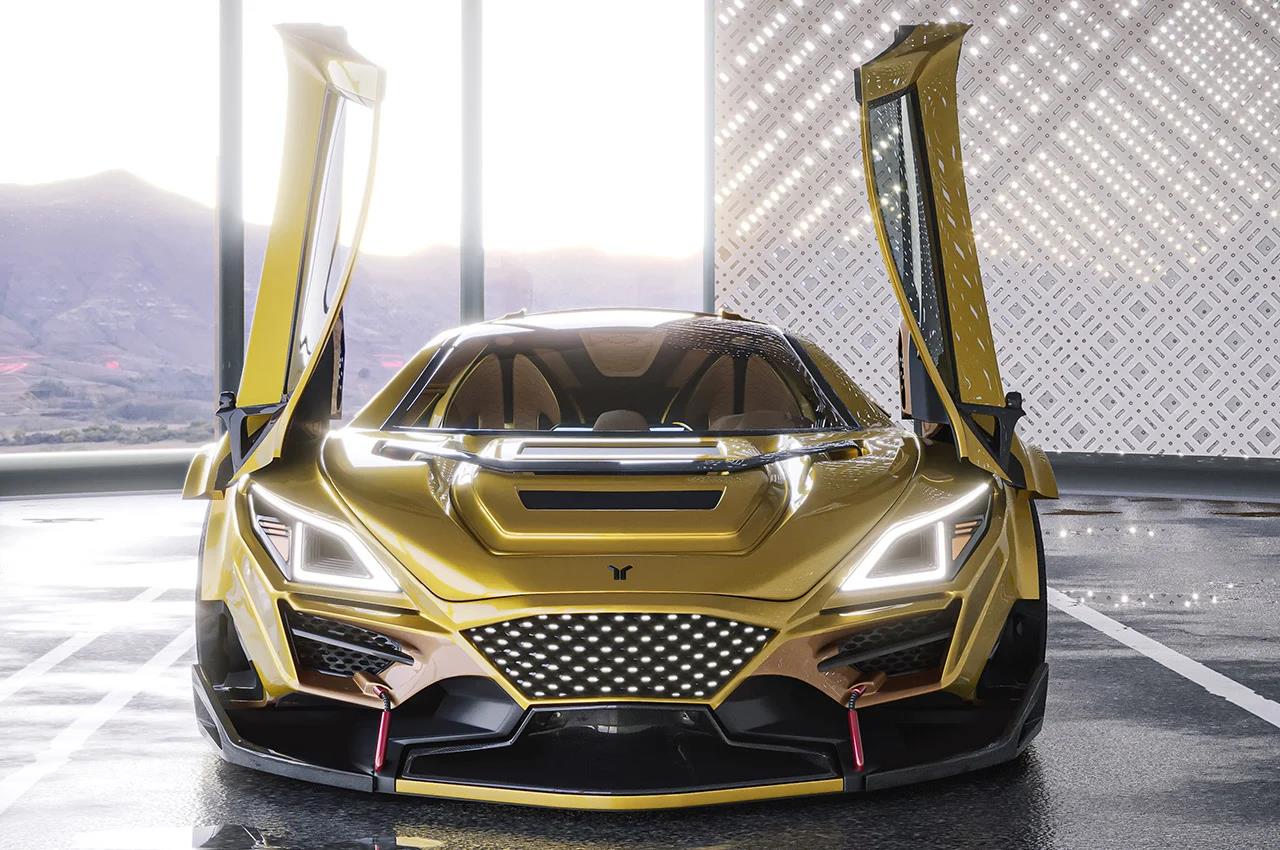 Sports car，Electric，Appearance design，Cool，Zastava，