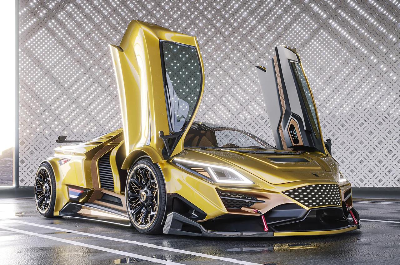 Sports car，Electric，Appearance design，Cool，Zastava，