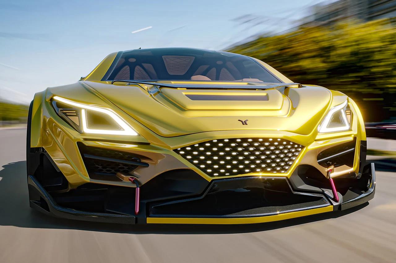 Sports car，Electric，Appearance design，Cool，Zastava，