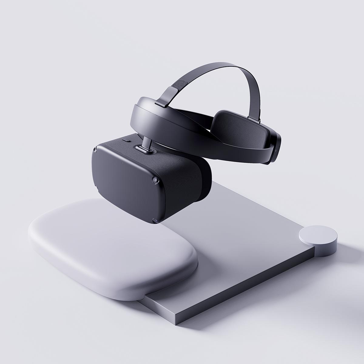 VR helmet，product design，Appearance design，Simplicity，