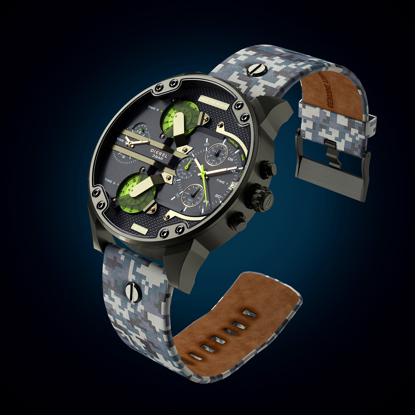 Wrist watch，visualization，Computer animation，3d，