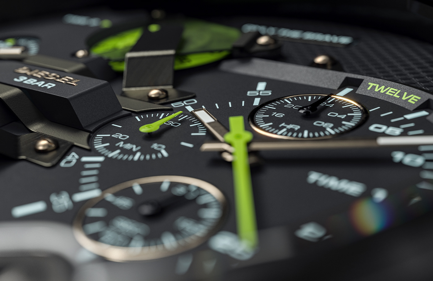 Wrist watch，visualization，Computer animation，3d，