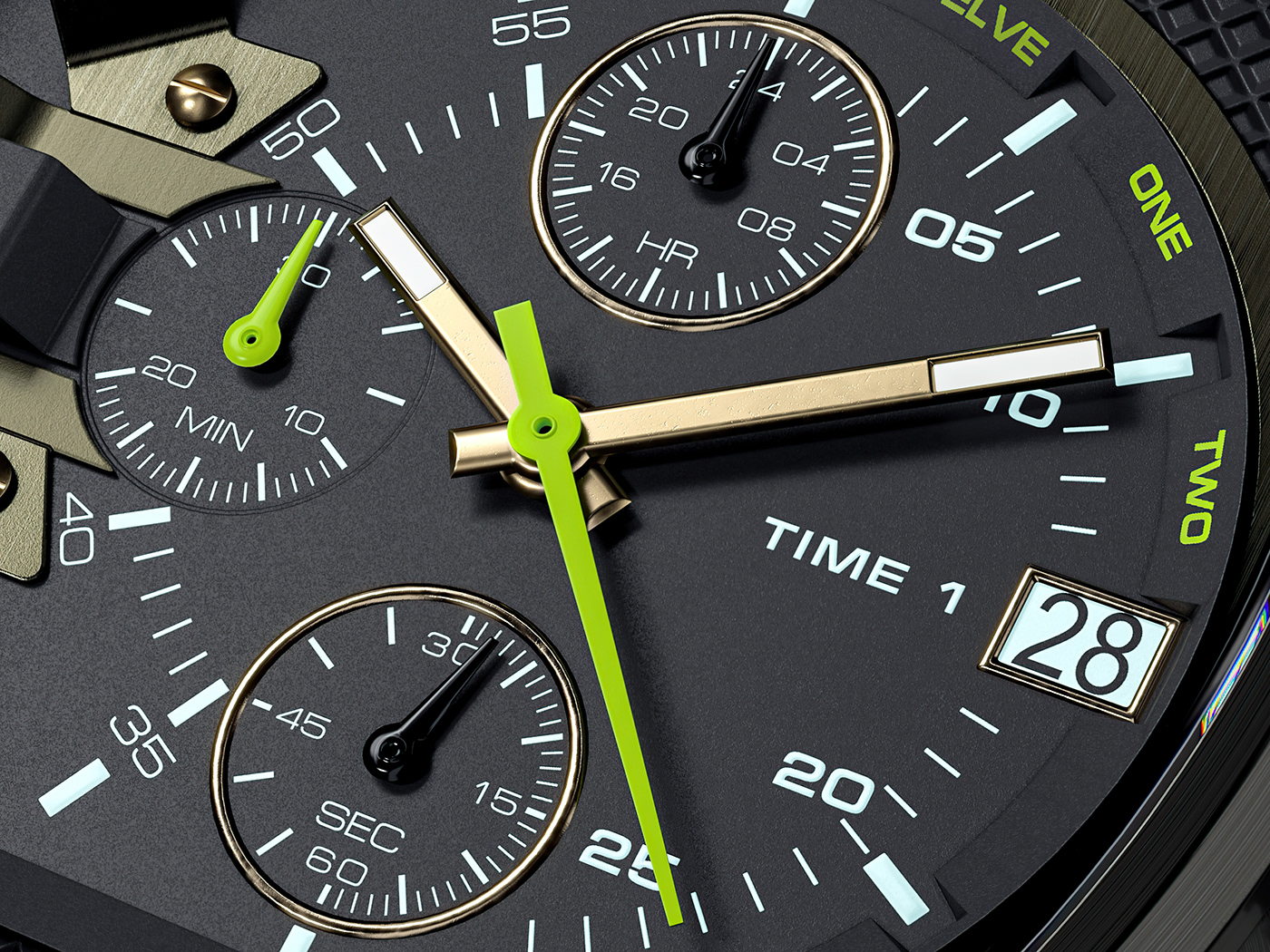 Wrist watch，visualization，Computer animation，3d，