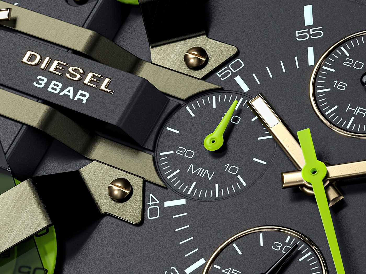 Wrist watch，visualization，Computer animation，3d，