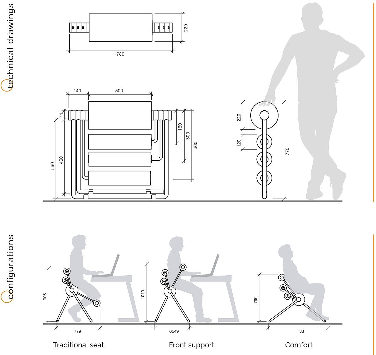 Nebula，椅子，人体工学椅，