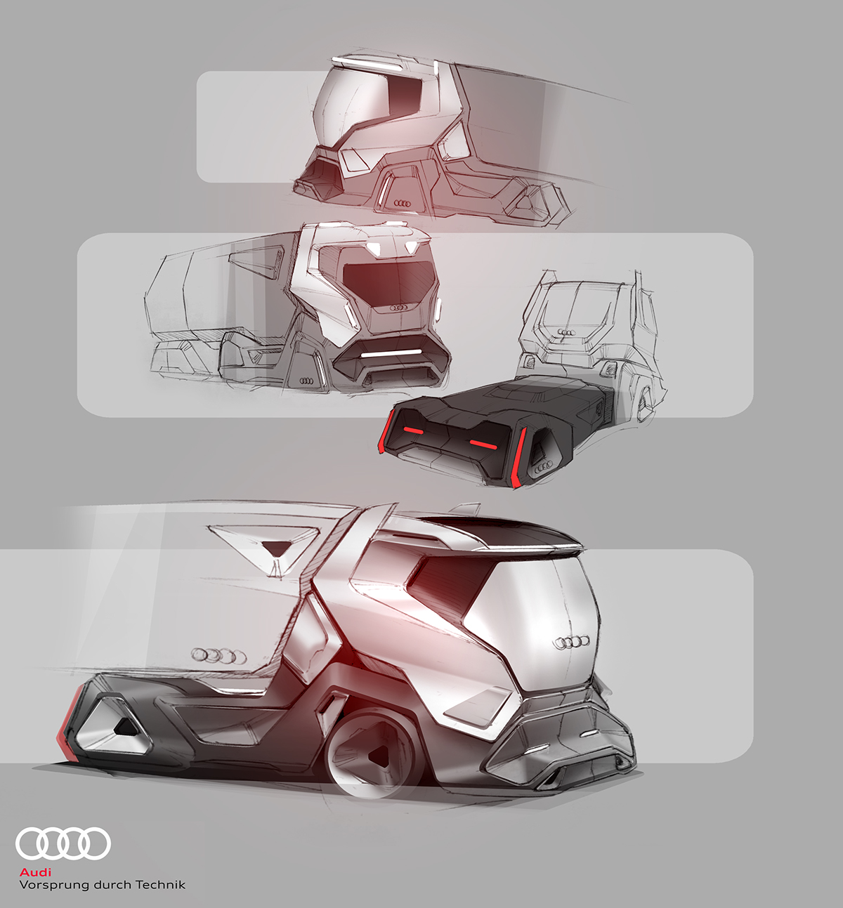 Audi D.U.E.，truck，Automatic design，