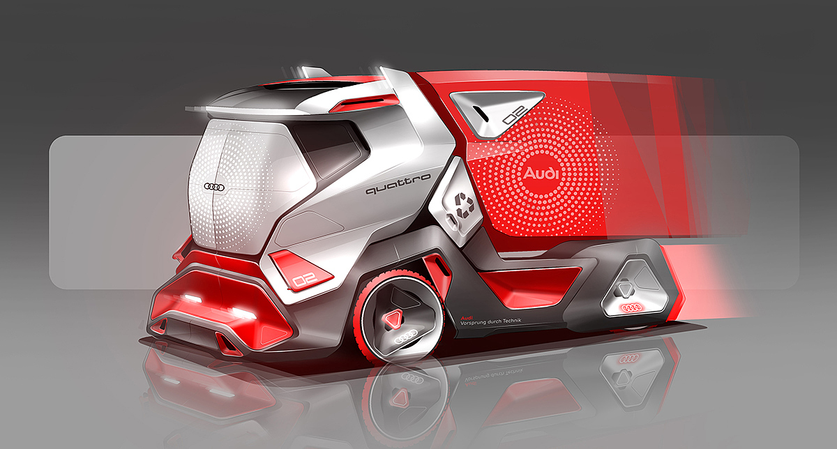 Audi D.U.E.，truck，Automatic design，