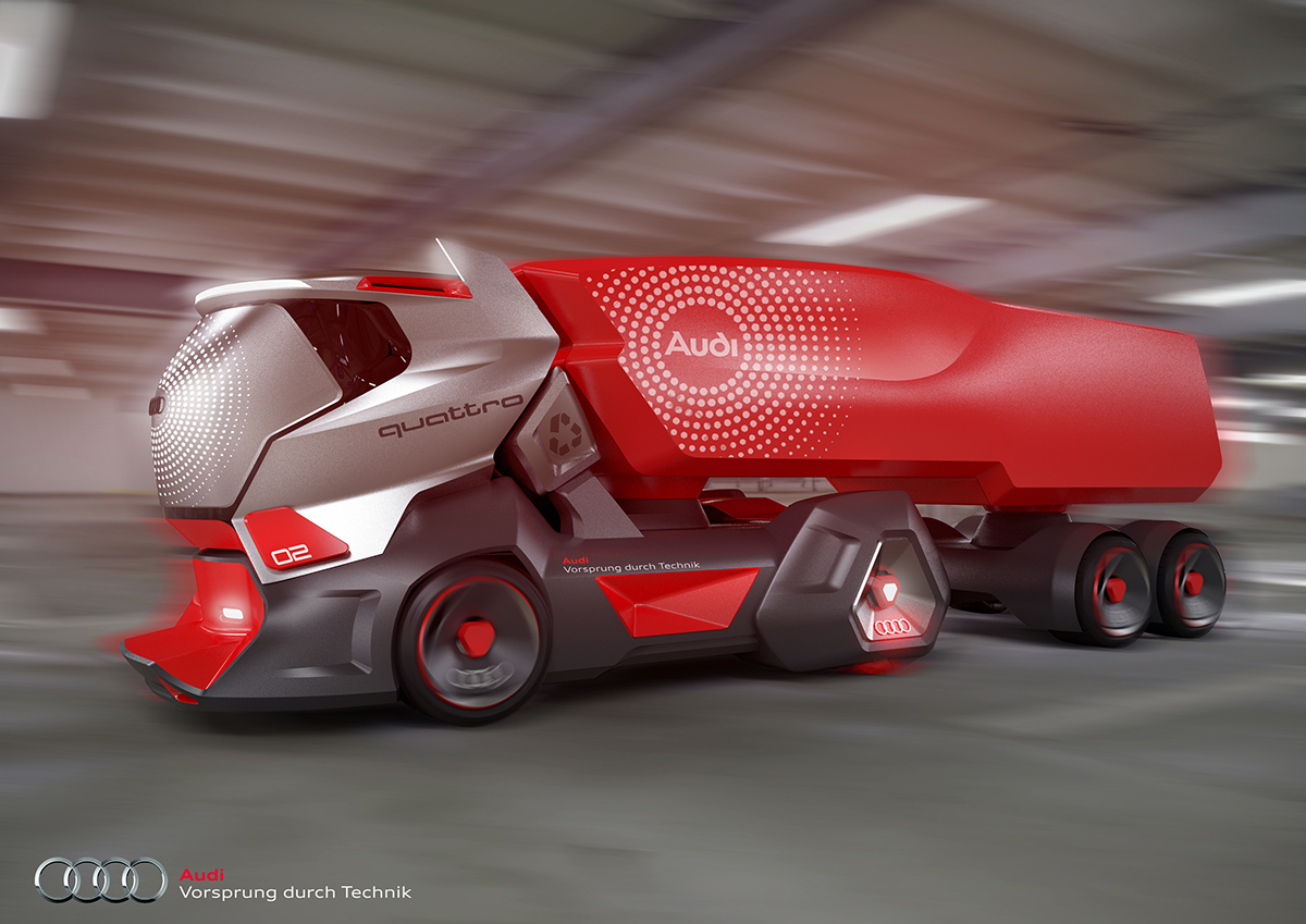 Audi D.U.E.，truck，Automatic design，