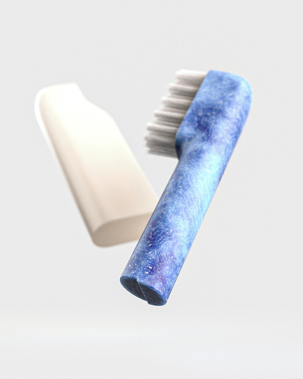 Dustpan，brush，conceptual design，product design，Recycled plastics，