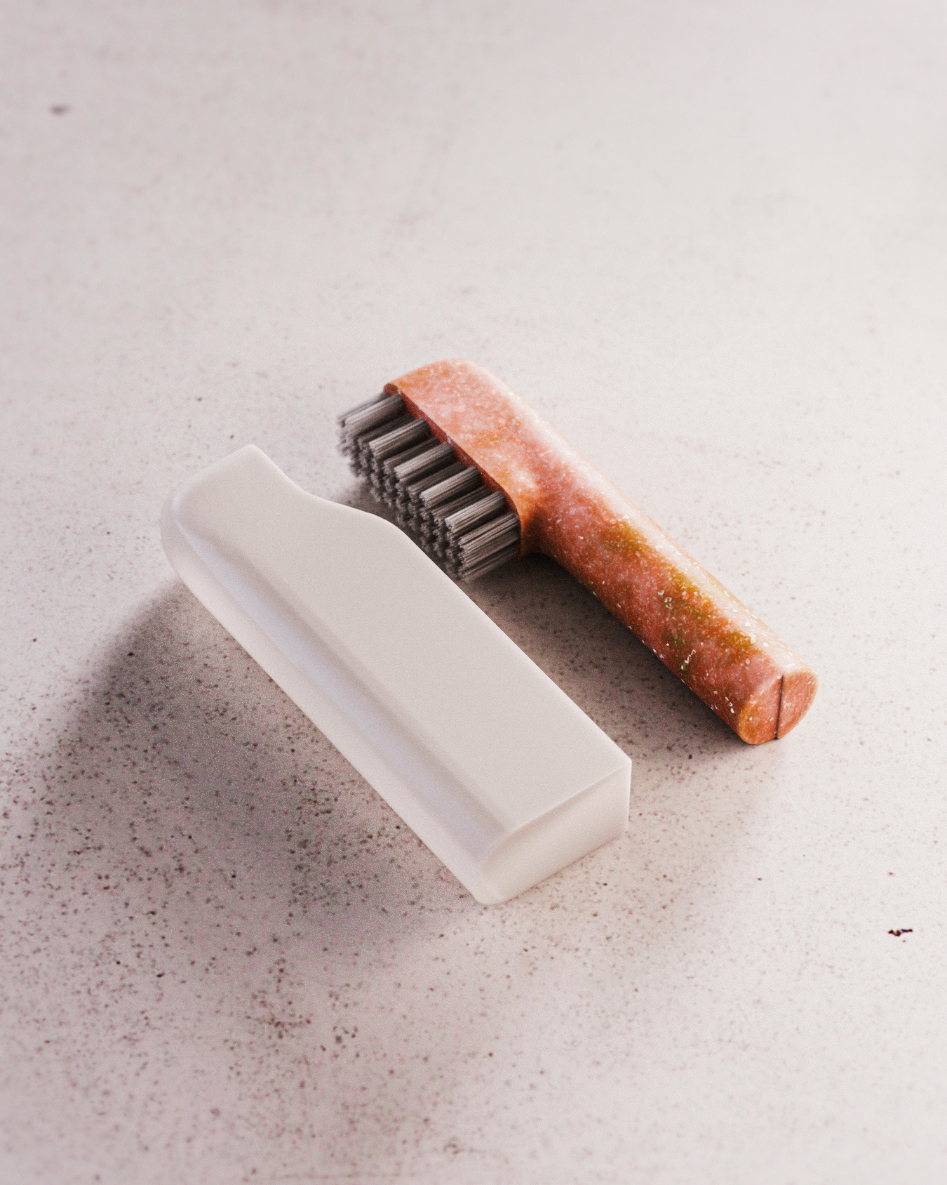 Dustpan，brush，conceptual design，product design，Recycled plastics，