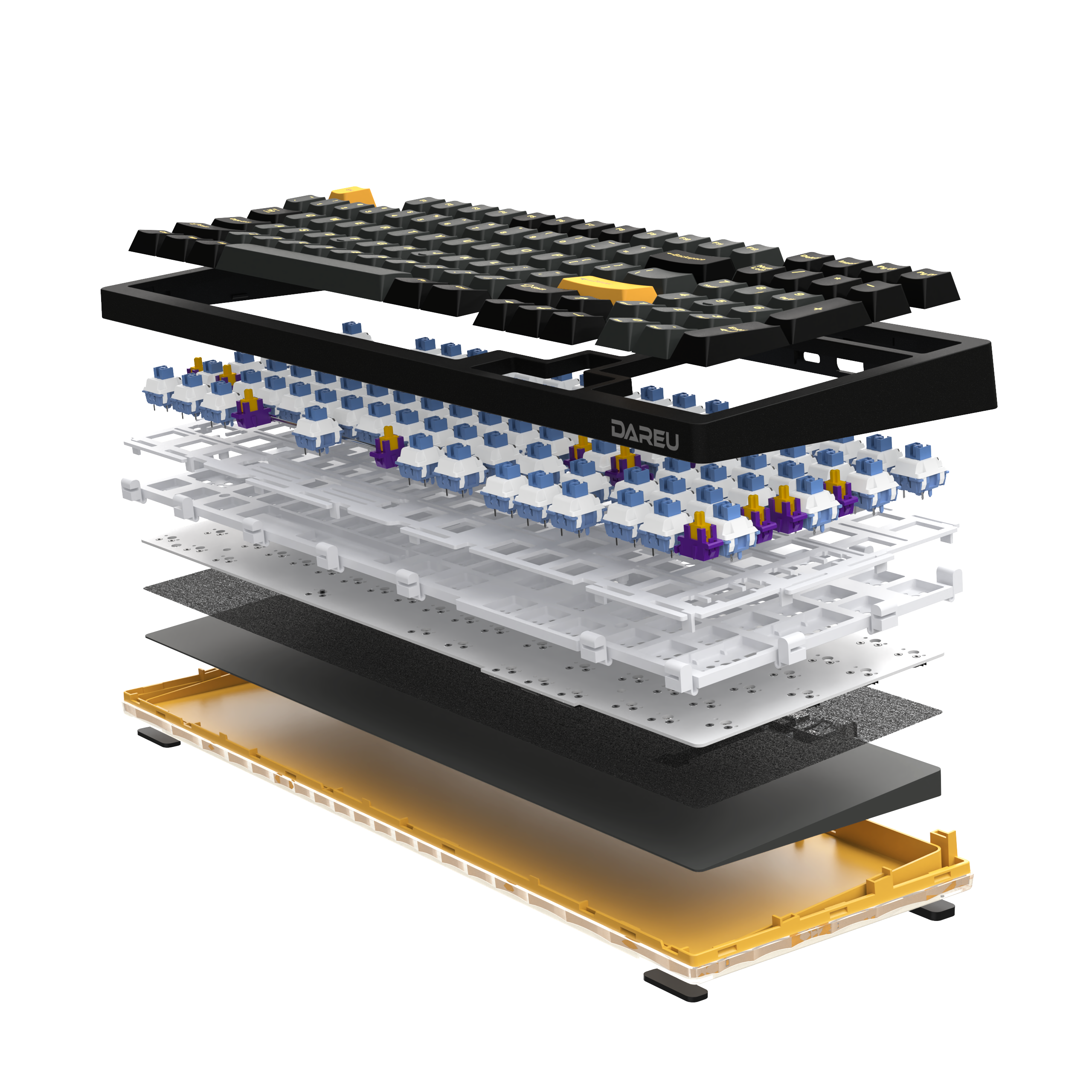 Daryou，Mechanical keyboard，Bluetooth Keyboard，Customization，Gaming keyboard，