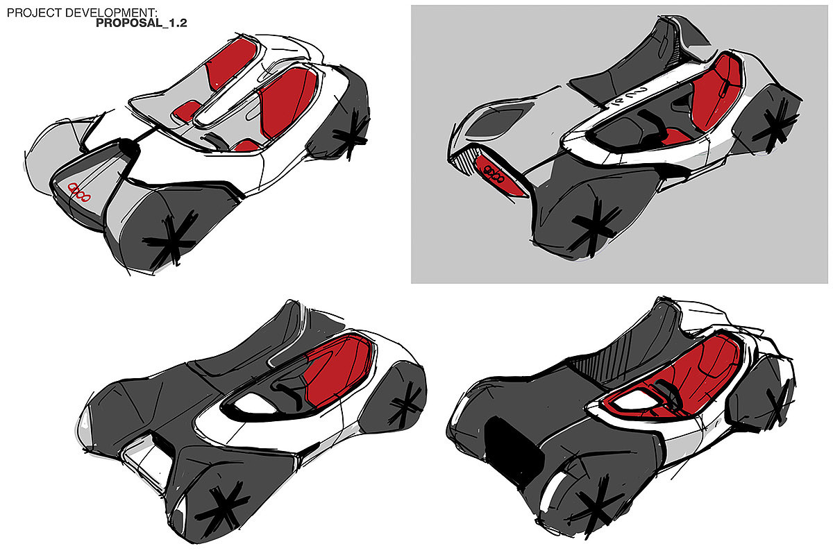Audi D.U.E.，Automatic design，sketch，