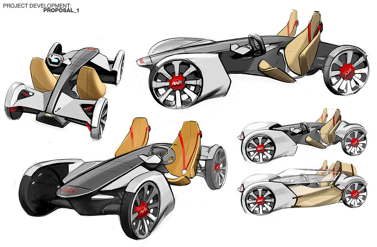 Audi D.U.E.，Automatic design，sketch，